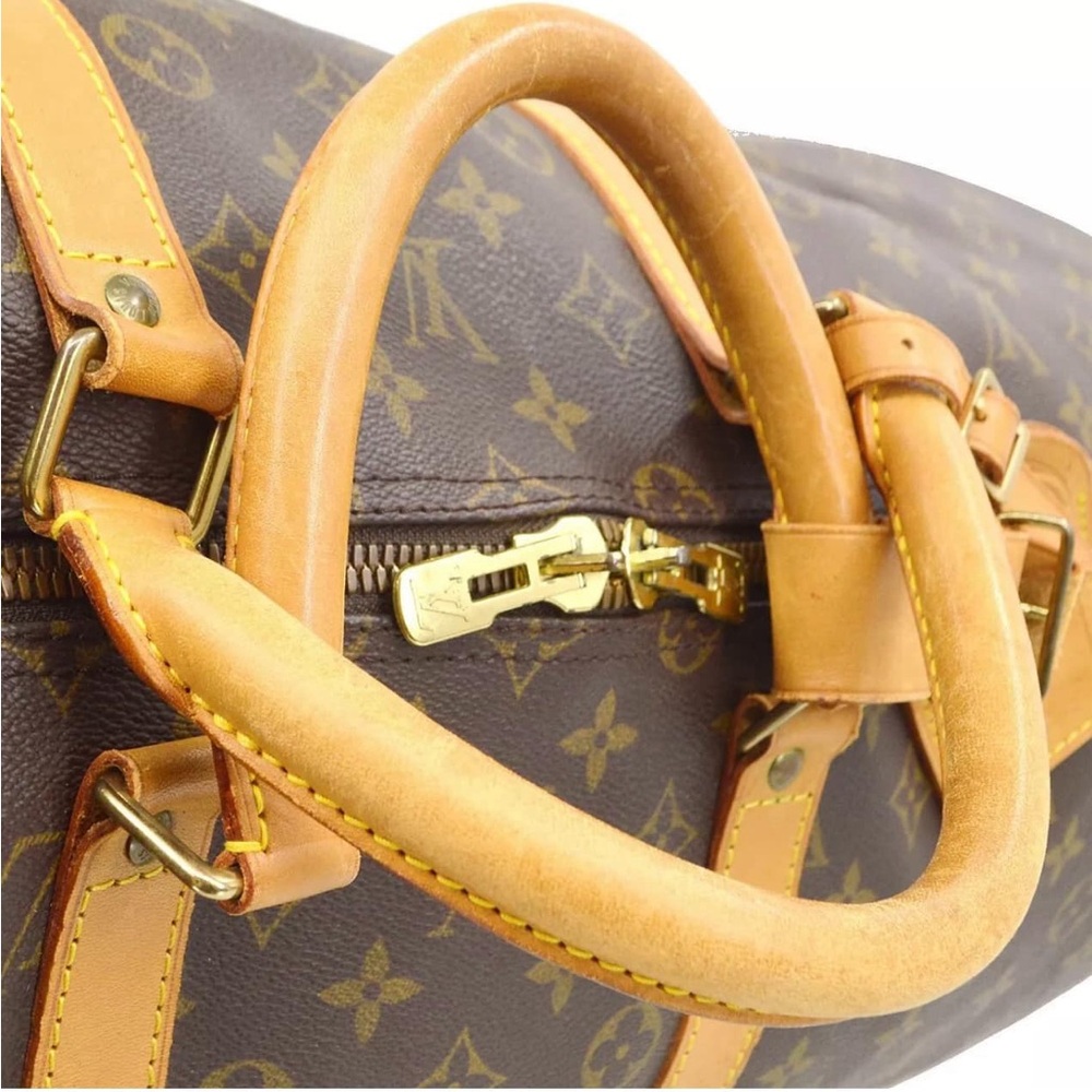 Louis Vuitton Brown Monogram keepall 55 B - Picture 3 of 9